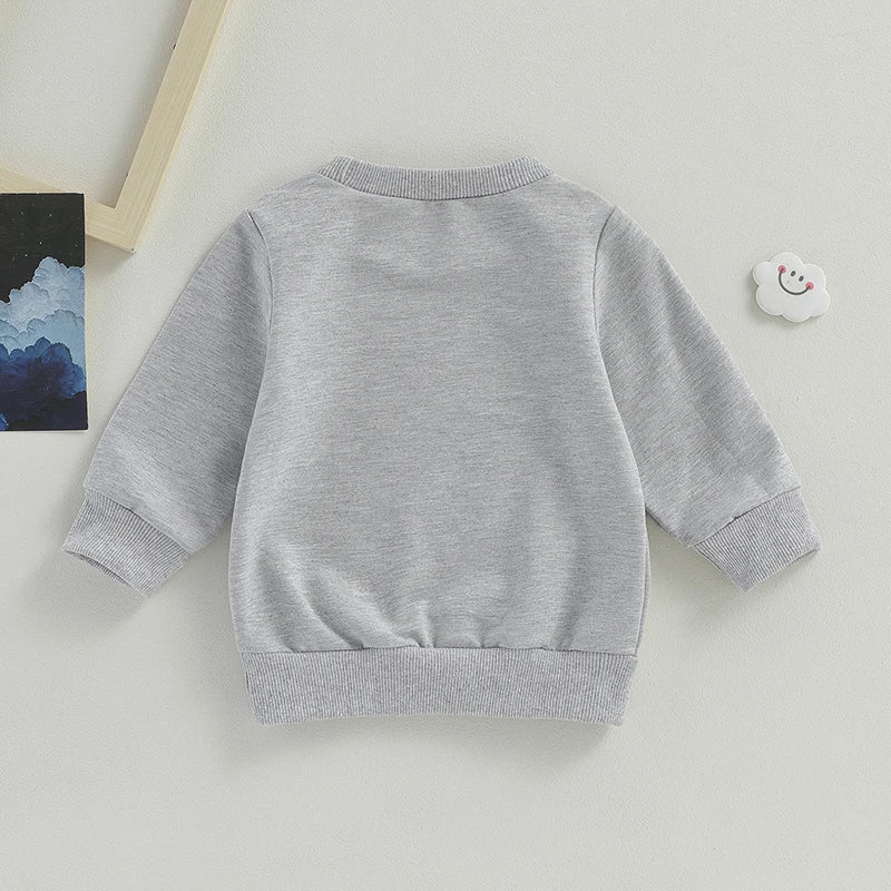 0-3Y 'Playdate Material' Casual Sweatshirt